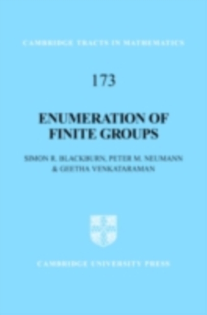 Enumeration of Finite Groups, PDF eBook