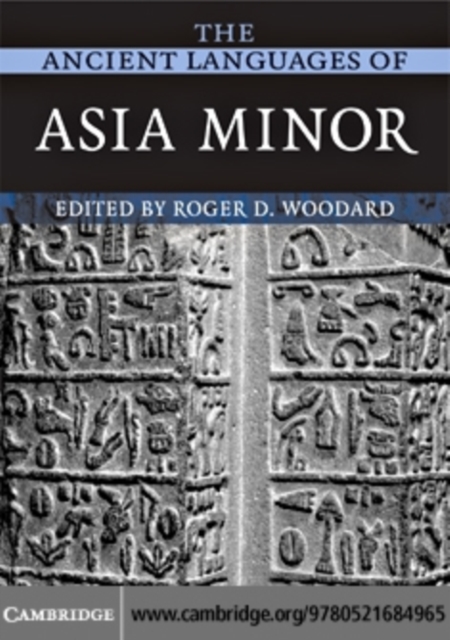 The Ancient Languages of Asia Minor, PDF eBook