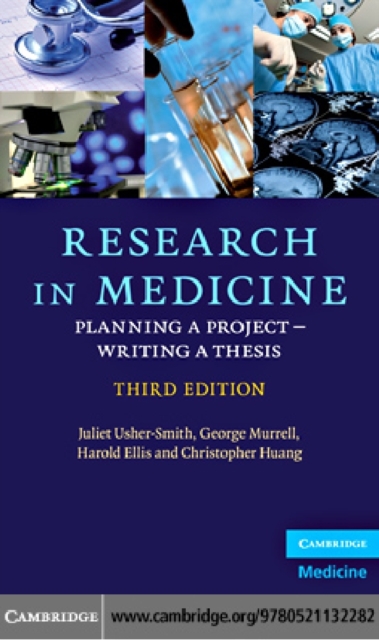 Research in Medicine : Planning a Project - Writing a Thesis, PDF eBook
