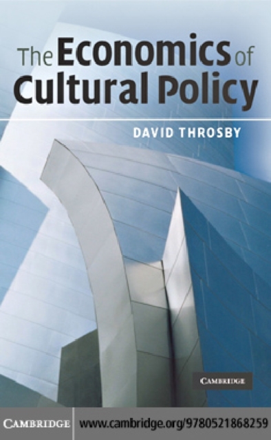 Economics of Cultural Policy, PDF eBook
