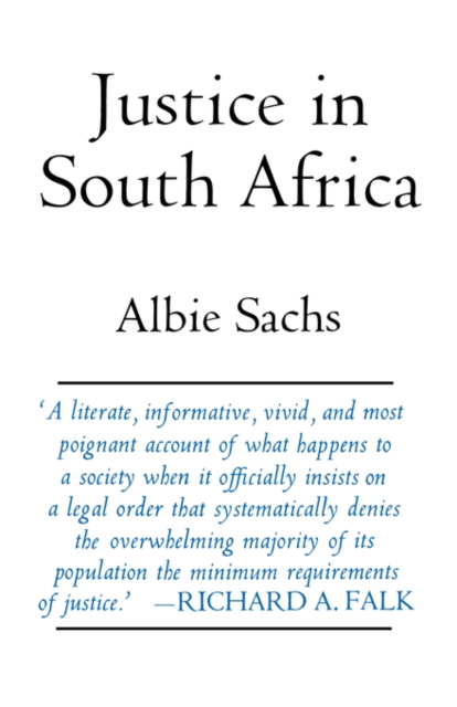 Justice in South Africa, Paperback / softback Book