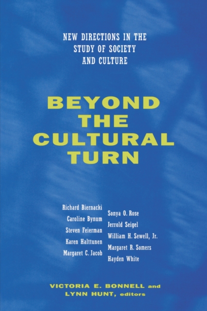 Beyond the Cultural Turn : New Directions in the Study of Society and Culture, Paperback / softback Book