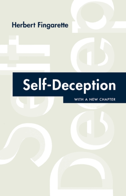 Self-Deception, Paperback / softback Book
