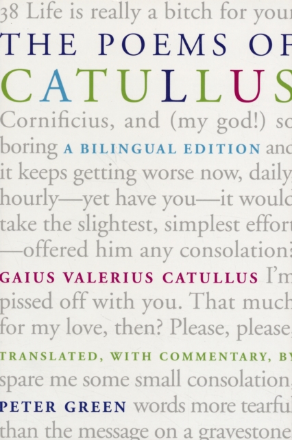 The Poems of Catullus : A Bilingual Edition, Paperback / softback Book