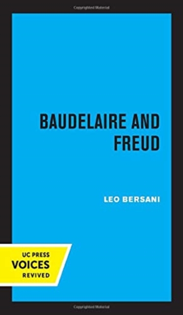 Baudelaire and Freud, Hardback Book