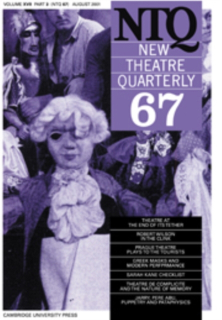 New Theatre Quarterly 67: Volume 17, Part 3, Paperback / softback Book
