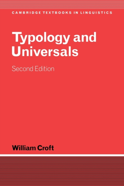 Typology and Universals, Paperback / softback Book