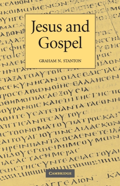 Jesus and Gospel, Paperback / softback Book