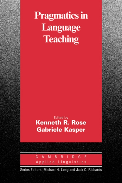Pragmatics in Language Teaching, Paperback / softback Book