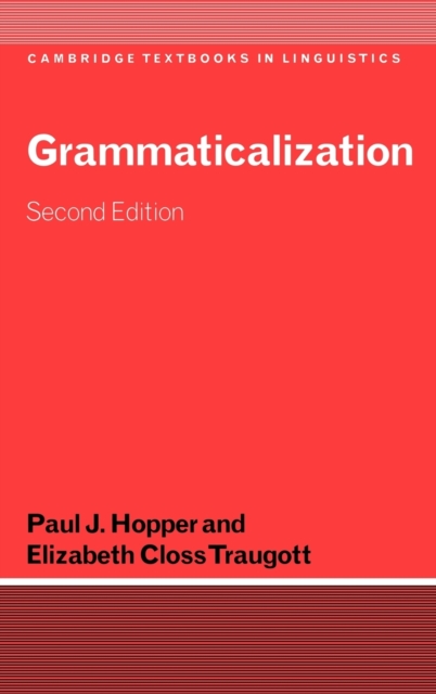 Grammaticalization, Hardback Book