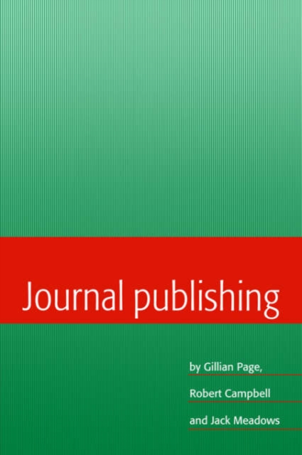 Journal Publishing, Paperback / softback Book