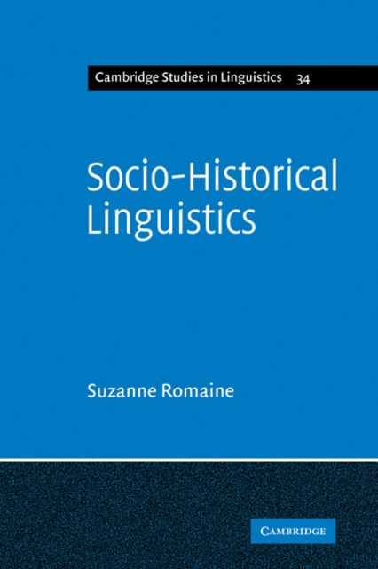 Socio-Historical Linguistics : Its Status and Methodology, Paperback / softback Book