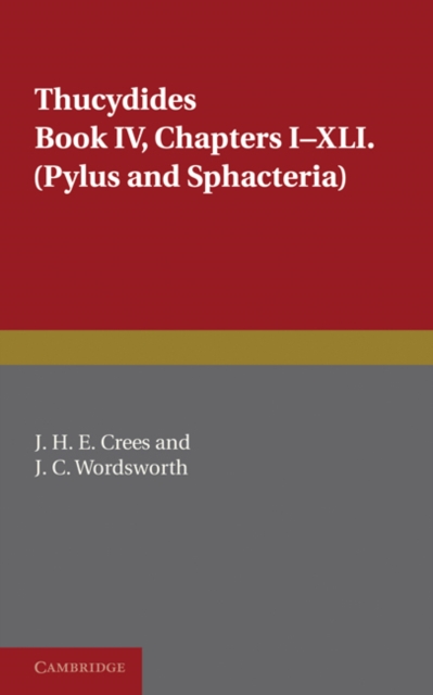 Thucydides Book IV : Chapters I-XLI, Paperback / softback Book