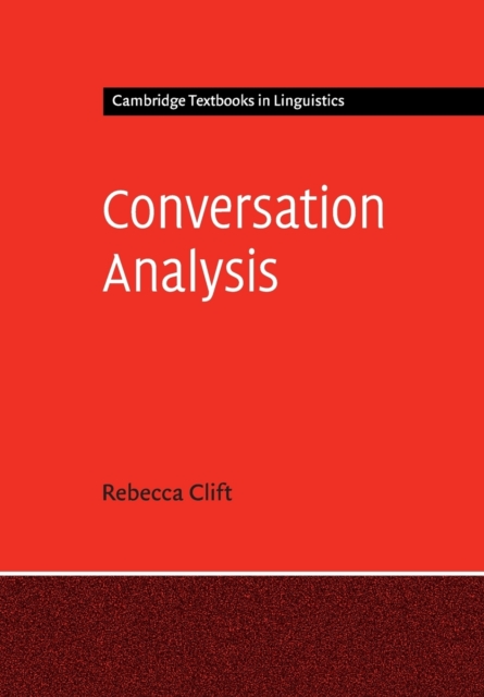 Conversation Analysis, Paperback / softback Book