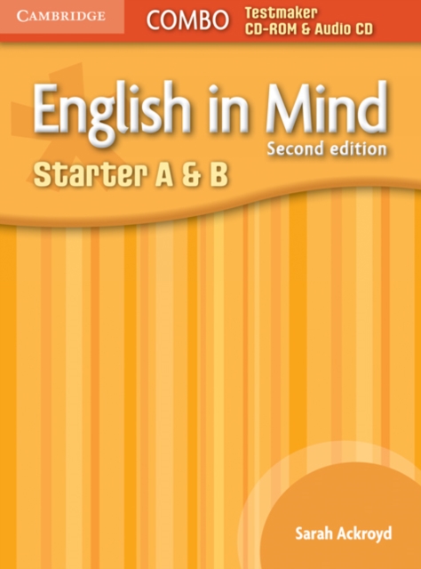 English in Mind Starter A and B Combo Testmaker CD-ROM and Audio CD, Multiple-component retail product Book