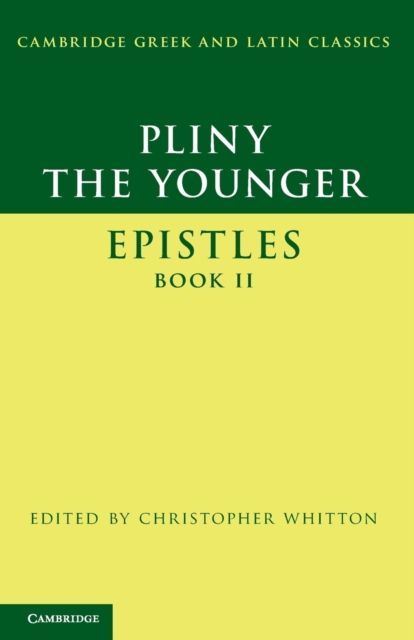 Pliny the Younger: 'Epistles' Book II, Paperback / softback Book