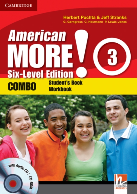American More! Six-level Edition Level 3 Combo with Audio CD/CD-ROM, Mixed media product Book