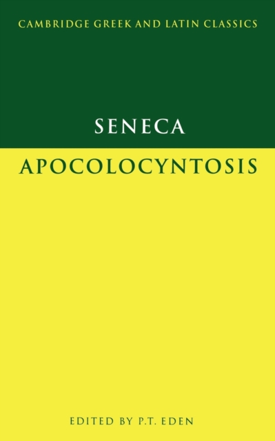 Seneca: Apocolocyntosis, Paperback / softback Book