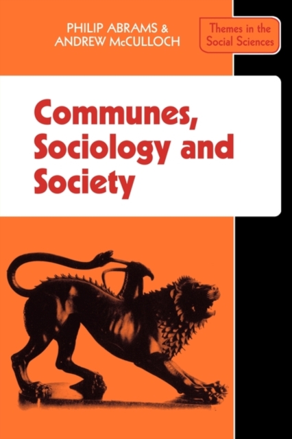 Communes, Sociology and Society, Paperback / softback Book