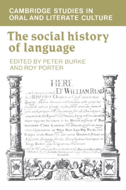 The Social History of Language, Paperback / softback Book
