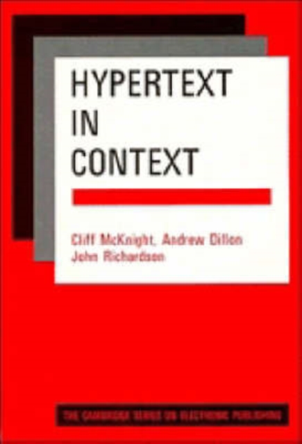 Hypertext in Context, Hardback Book