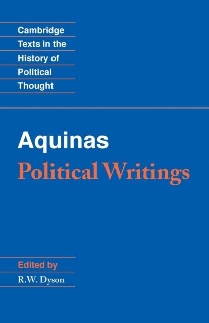 Aquinas: Political Writings, Paperback / softback Book