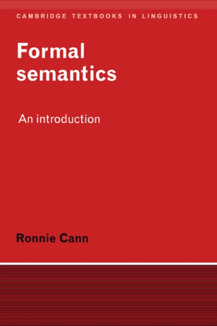 Formal Semantics : An Introduction, Paperback / softback Book