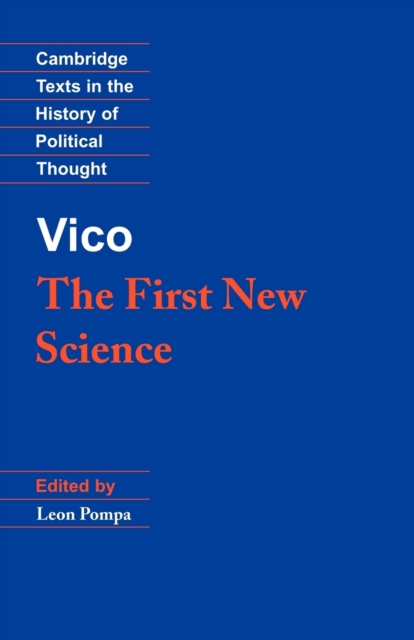 Vico: The First New Science, Paperback / softback Book