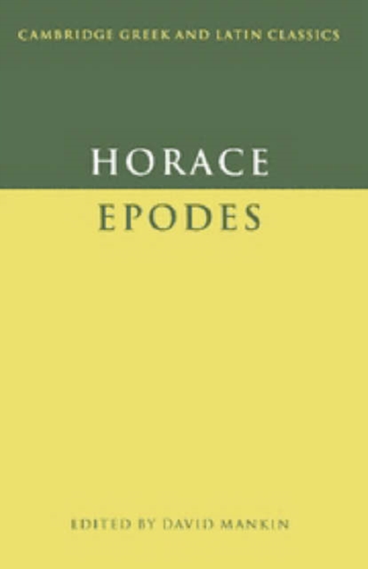 Horace: Epodes, Hardback Book
