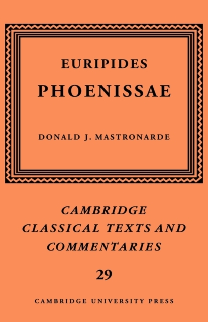 Euripides: Phoenissae, Hardback Book