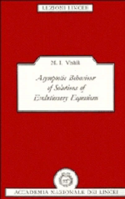 Asymptotic Behaviour of Solutions of Evolutionary Equations, Paperback / softback Book