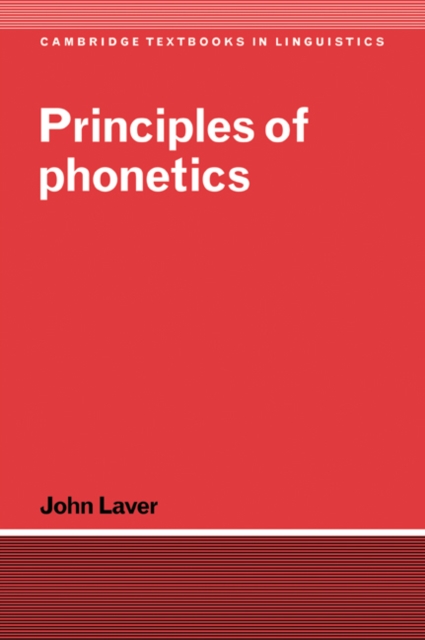 Principles of Phonetics, Paperback / softback Book