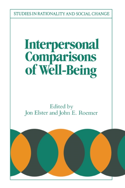 Interpersonal Comparisons of Well-Being, Paperback / softback Book