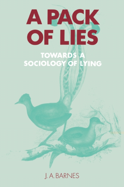 A Pack of Lies : Towards a Sociology of Lying, Paperback / softback Book