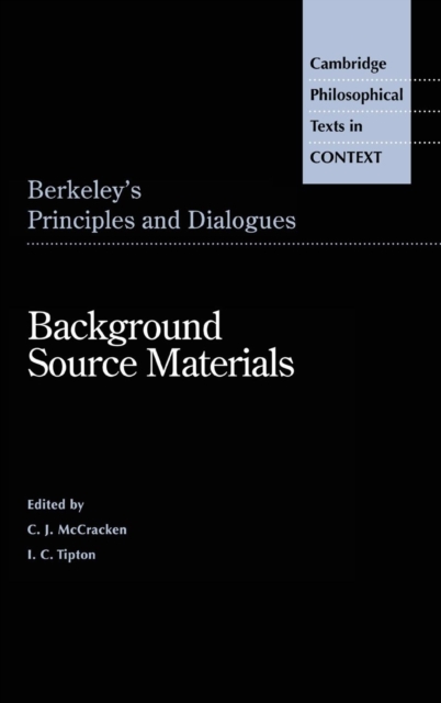 Berkeley's Principles and Dialogues : Background Source Materials, Hardback Book