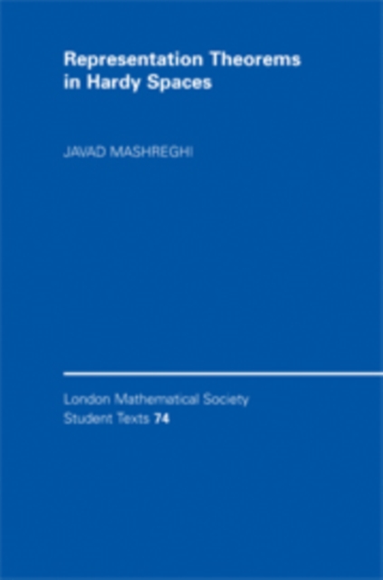 Representation Theorems in Hardy Spaces, Hardback Book