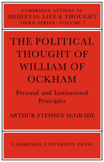 The Political Thought of William Ockham, Paperback / softback Book
