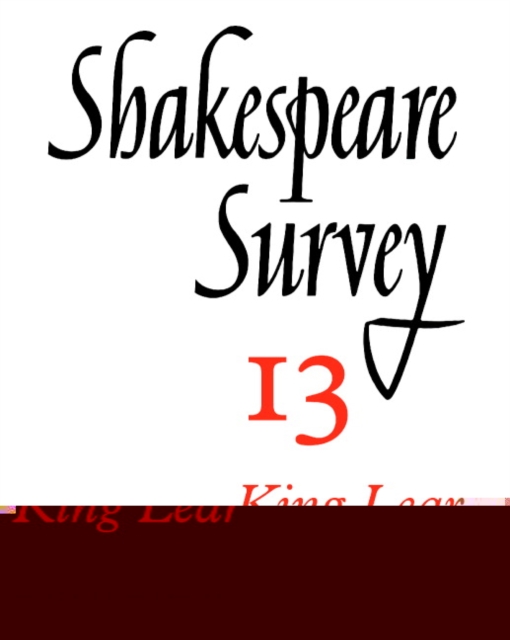 Shakespeare Survey, Paperback / softback Book