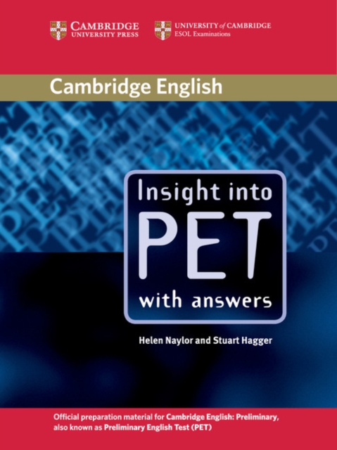 Insight into PET Student's Book with Answers, Paperback / softback Book