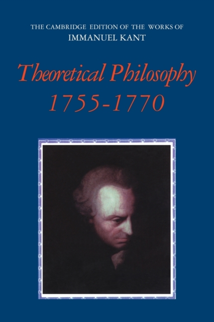 Theoretical Philosophy, 1755-1770, Paperback / softback Book