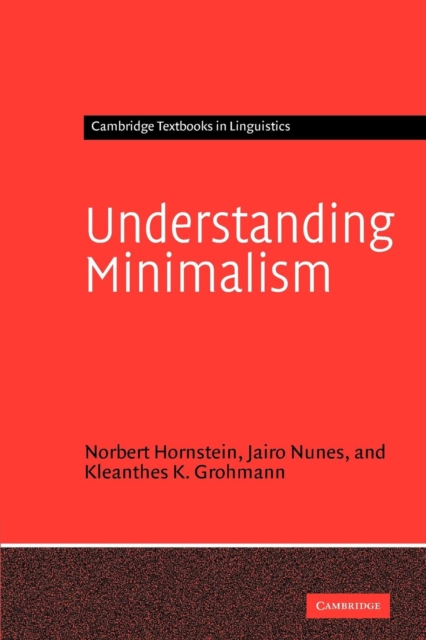 Understanding Minimalism, Paperback / softback Book