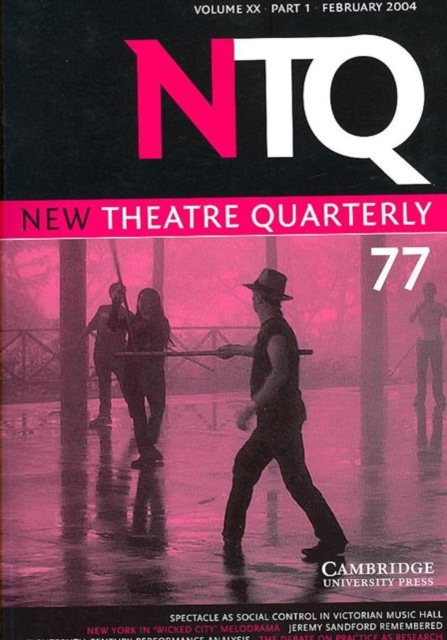 New Theatre Quarterly 77: Volume 20, Part 1, Paperback / softback Book