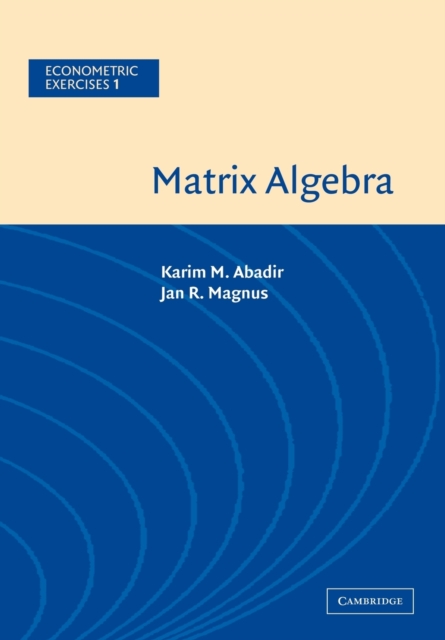 Matrix Algebra, Paperback / softback Book