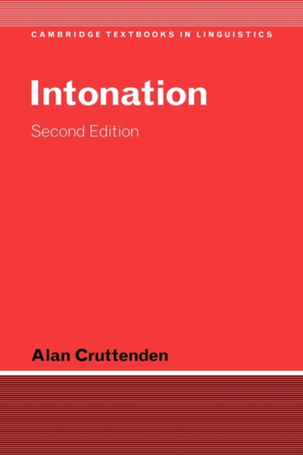 Intonation, Hardback Book