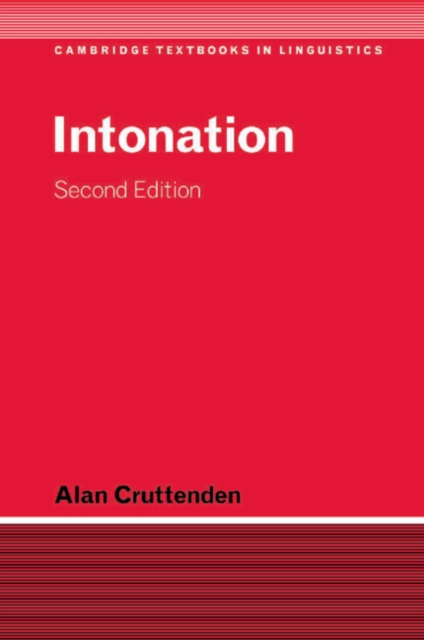 Intonation, Paperback / softback Book