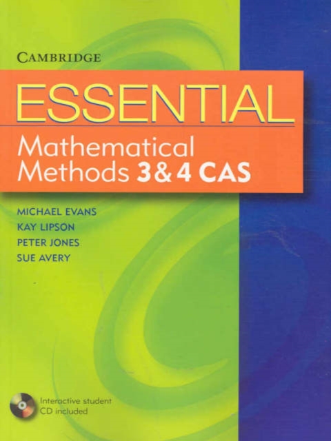 Essential Mathematical Methods CAS 3 and 4 with Student CD-Rom, Mixed media product Book