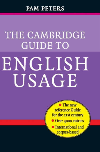 The Cambridge Guide to English Usage, Hardback Book