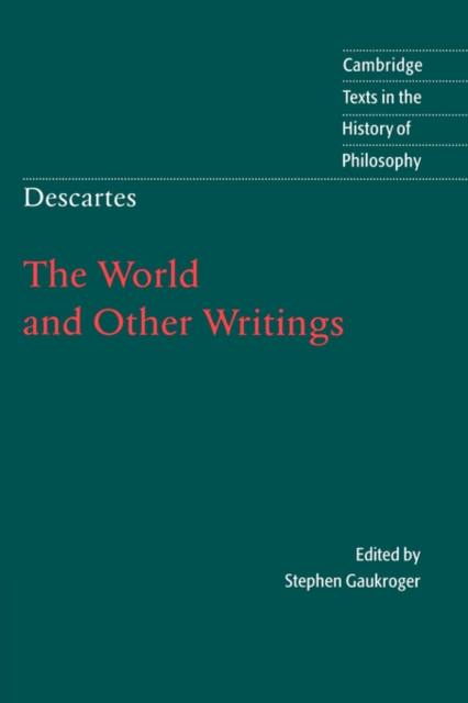 Descartes: The World and Other Writings, Paperback / softback Book