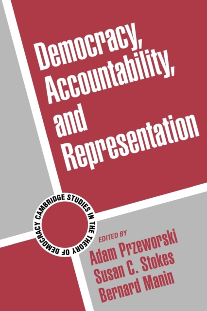 Democracy, Accountability, and Representation, Paperback / softback Book