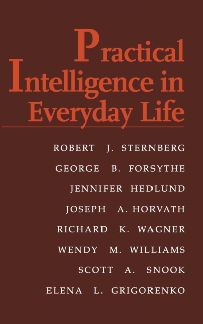 Practical Intelligence in Everyday Life, Hardback Book